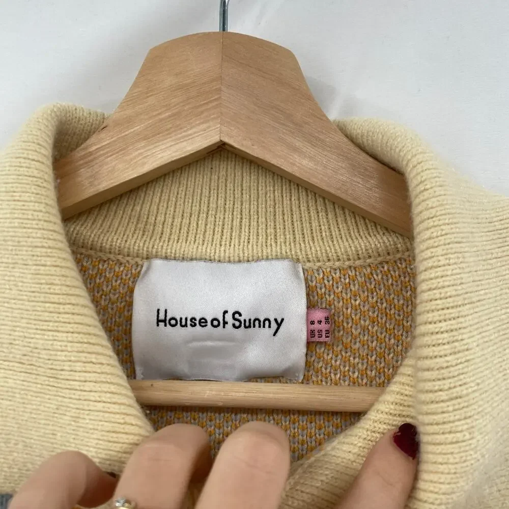 House of sunny colorful jacquard cardigan - Picture 3 of 6